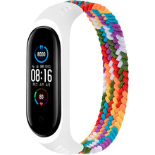 Ремешок BeCover Elastic Nylon Style для Xiaomi Mi Smart Band 5/6 Size M Rainbow (706154)