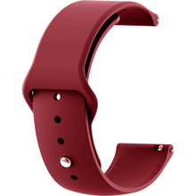 Ремешок BECOVER для Xiaomi iMi KW66/Mi Watch Color/Haylou LS01 Dark Red (706349)