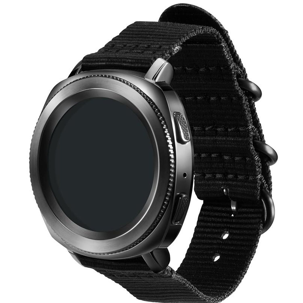 Ремінець SAMSUNG Premium Nato для Samsung Gear Sport Black (GP-R600BREECAA) Тип ремінець