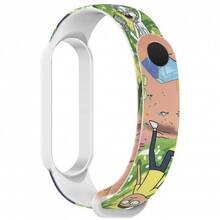 Ремешок ARMORSTANDART Xiaomi Mi Band 6/5 Cartoon White (ARM59272)