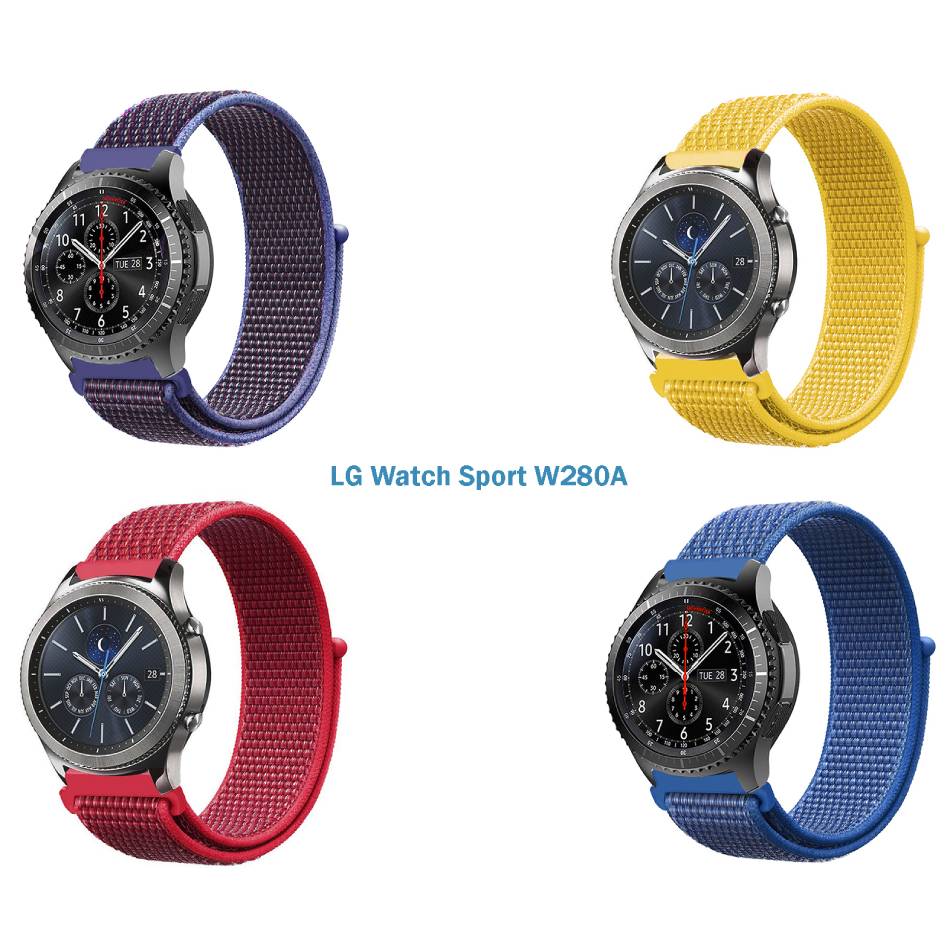 Набор ремешков BECOVER Nylon Style LG Watch Sport W280A Boy (706551)