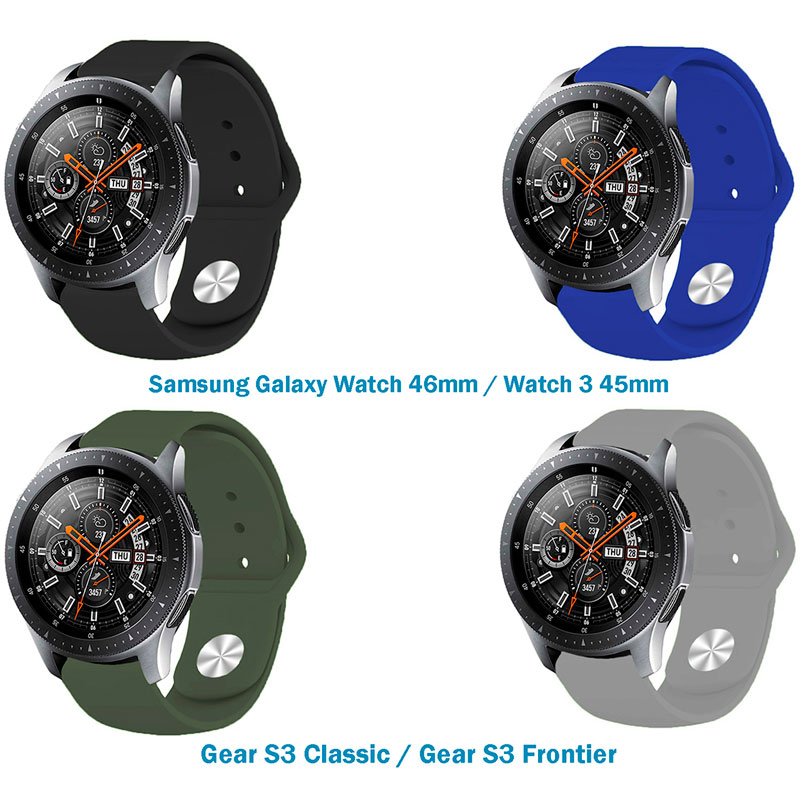 

Ремешок BECOVER Samsung Galaxy Watch 46mm Boy (706517), Набір силіконових ремінців Samsung Galaxy