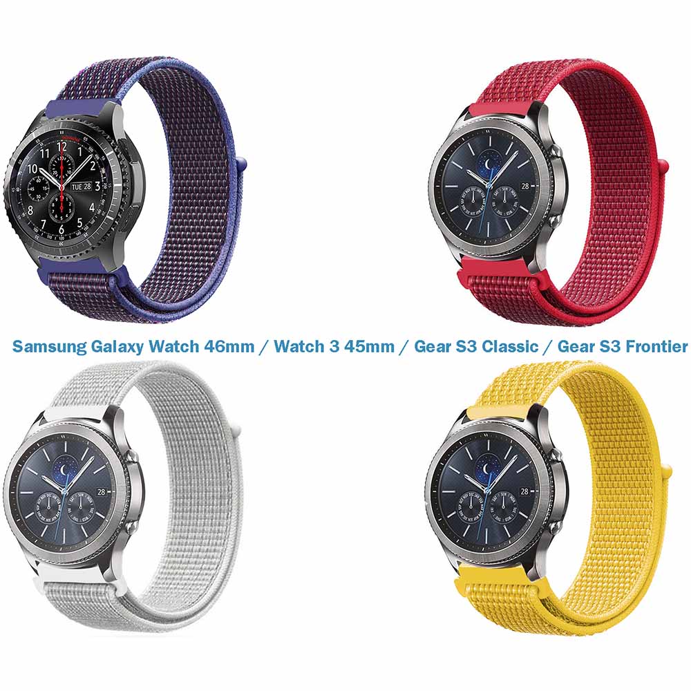 Набір ремінців BECOVER Nylon Style для Samsung Galaxy Watch 46mm / Gear S3 Classic Girl (706560)