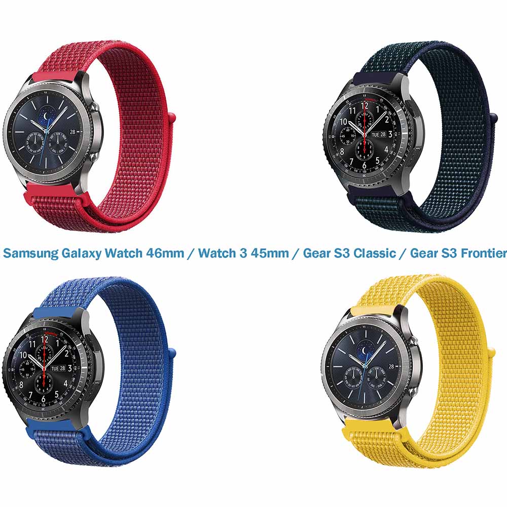 

Набор ремешков BECOVER Nylon Style для Samsung Galaxy Watch 46mm / Gear S3 Classic Boy (706561), Набір ремінців Nylon Style Samsung Galaxy Watch