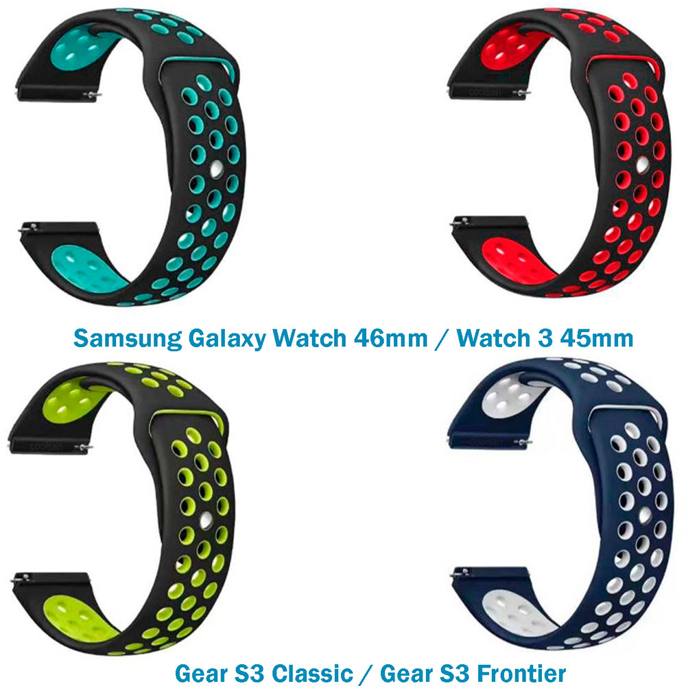 

Набор ремешков BECOVER Vents Style Samsung Galaxy Watch 46mm / Gear S3 Classic Boy (706539), Набір ремінців Vents Style Samsung Galaxy Watch