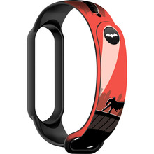 Ремешок ARMORSTANDART Bat siluet для Xiaomi Mi Band 6/5 Black (ARM59264)