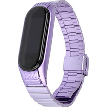 Браслет ARMORSTANDART Metal Band Link 603 для Xiaomi Mi Band 6/5 Light Purple (ARM59067)