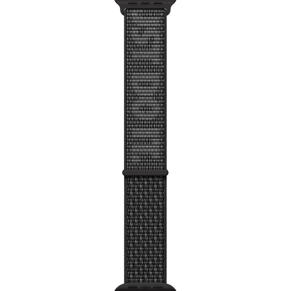 Ремешок APPLE Nike Sport Loop для APPLE WATCH S8 2022 45mm Black/Summit White (MPJ13ZM/A)