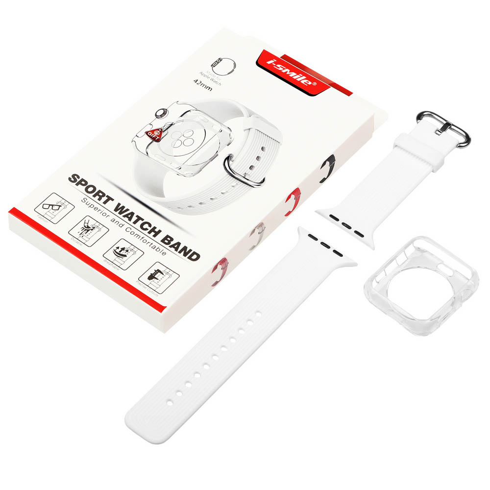 Ремінець BECOVER для Apple Watch Universal (42mm) IPH1446 White (702419) Сумісність Apple Watch 42 мм