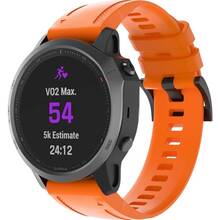 Ремешок ArmorStandart Silicone 20mm для Garmin Fenix 5S / 6S / 7S / 7S Pro Orange (ARM60801)