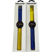 Набір ремінців BECOVER Ukrainian Freedom для Galaxy Watch 4 Classic/Gear S3 Classic Yellow/Blue (707822)