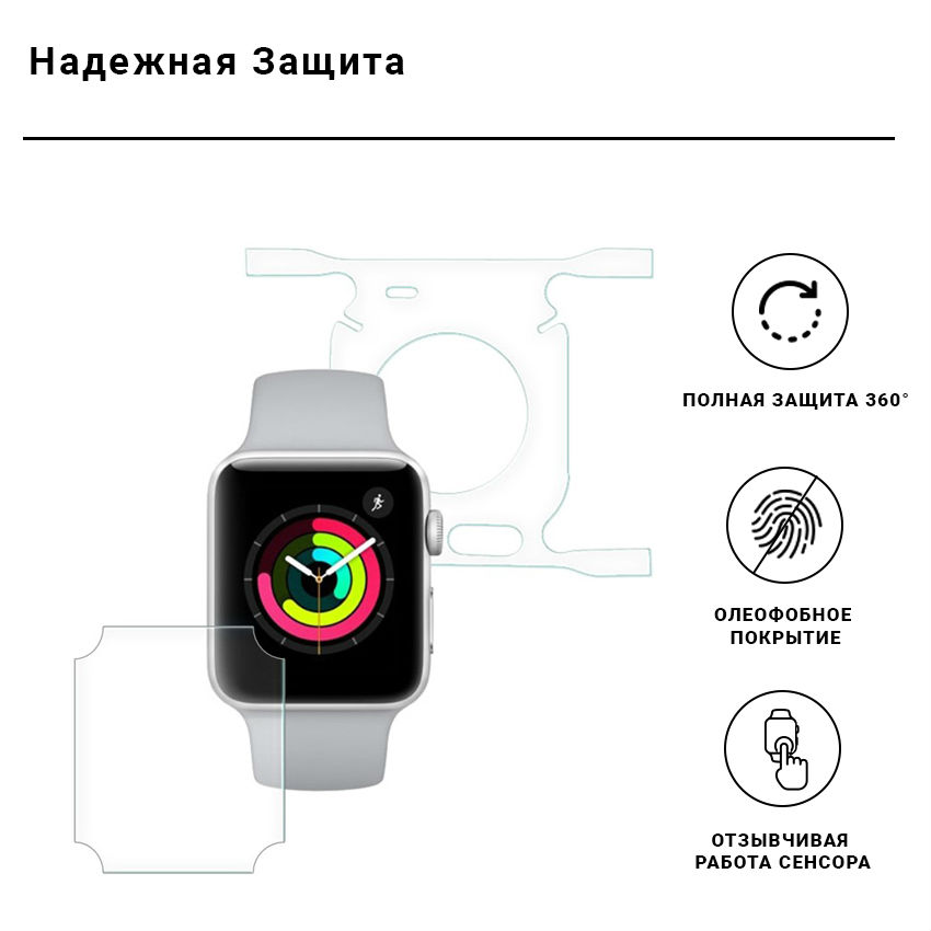 Защитная пленка ARMORSTANDART Apple Watch 40mm (ARM53467) Тип защитная пленка