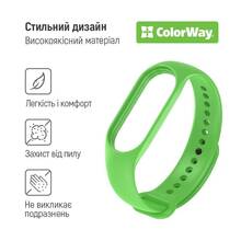 Ремешок COLORWAY для Xiaomi Mi Smart Band 8 Green (CW-SXMB8-GN)