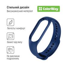 Ремінець COLORWAY для Xiaomi Mi Smart Band 8 Blue (CW-SXMB8-BU)