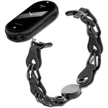 Ремінець ArmorStandart Chain Wristband для Xiaomi Mi Band 9/8 Black (ARM69921)