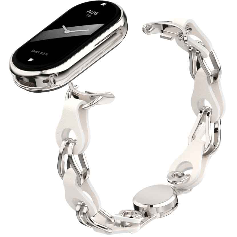 Ремінець ArmorStandart Chain Wristband для Xiaomi Mi Band 9/8 Silver (ARM69922) Сумісність за моделлю XIAOMI Mi Band 8