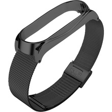 Ремешок BECOVER Metal для Xiaomi Mi Smart Band 8 Black (709357)