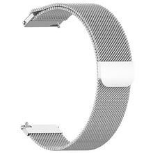 Ремешок BECOVER Milanese Style для Garmin Vivoactive 3 (20mm) Silver (707715)