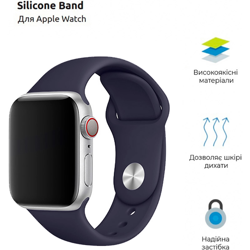 Ремінець ARMORSTANDART Sport Band 3 Straps для Apple Watch 38/40/41mm Elderberry (ARM65080) Сумісність за моделлю Apple Watch SE 40 мм 2022