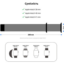 Ремінець ARMORSTANDART Sport Band 3 Straps для Apple Watch 38/40/41mm Elderberry (ARM65080)