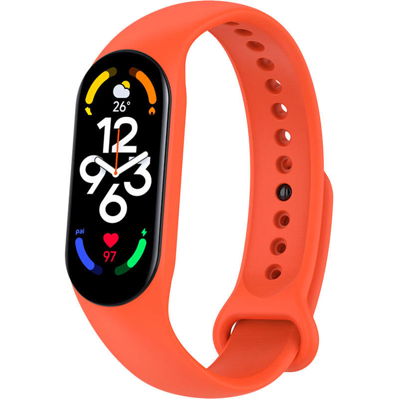 Ремінець BECOVER для Xiaomi Mi Smart Band 7 Orange (707482) Ремінець BECOVER для Xiaomi Mi Smart Band 7 Orange (707482)