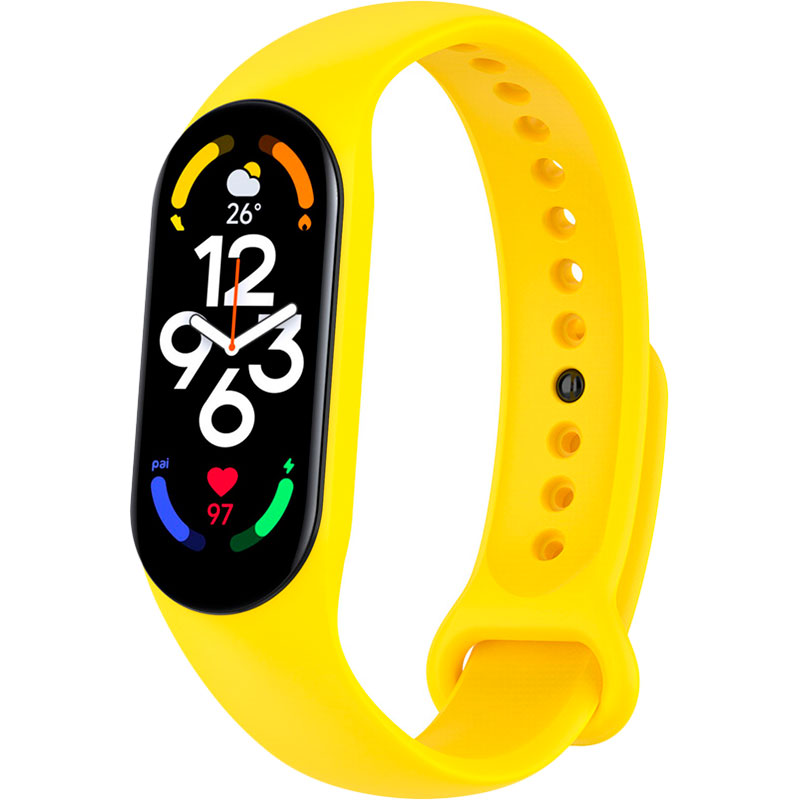 Ремешок BECOVER для Xiaomi Mi Smart Band 7 Yellow (707487) Ремешок BECOVER для Xiaomi Mi Smart Band 7 Yellow (707487)