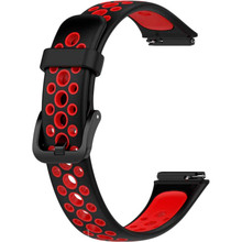 Ремешок BECOVER Vents Style для Huawei Band 7/Honor Band 7 Black/Red (709440)