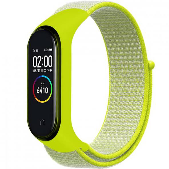 Ремешок BECOVER Nylon Style для Xiaomi Mi Smart Band 7 Lime (707662) Ремешок BECOVER Nylon Style для Xiaomi Mi Smart Band 7 Lime (707662)