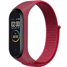 Ремешок BECOVER Nylon Style для Xiaomi Mi Smart Band 7 Red (707670)