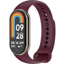 Ремінець BECOVER для Xiaomi Mi Smart Band 8 Burgundy Red (709378)