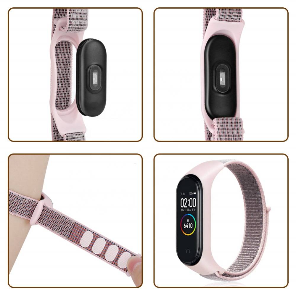 Ремінець BECOVER Nylon Style для Xiaomi Mi Smart Band 7 Khaki (707661) Тип ремінець