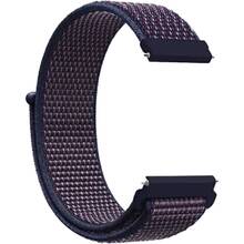 Ремінець BECOVER Nylon Style для Xiaomi iMi KW66/Haylou LS01 Blue-Gray (710530)