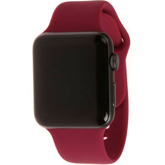 Ремешок XOKO Sport для Apple Watch 42/44/45/49 мм Bordo (XK-AW-42SP-BRD)