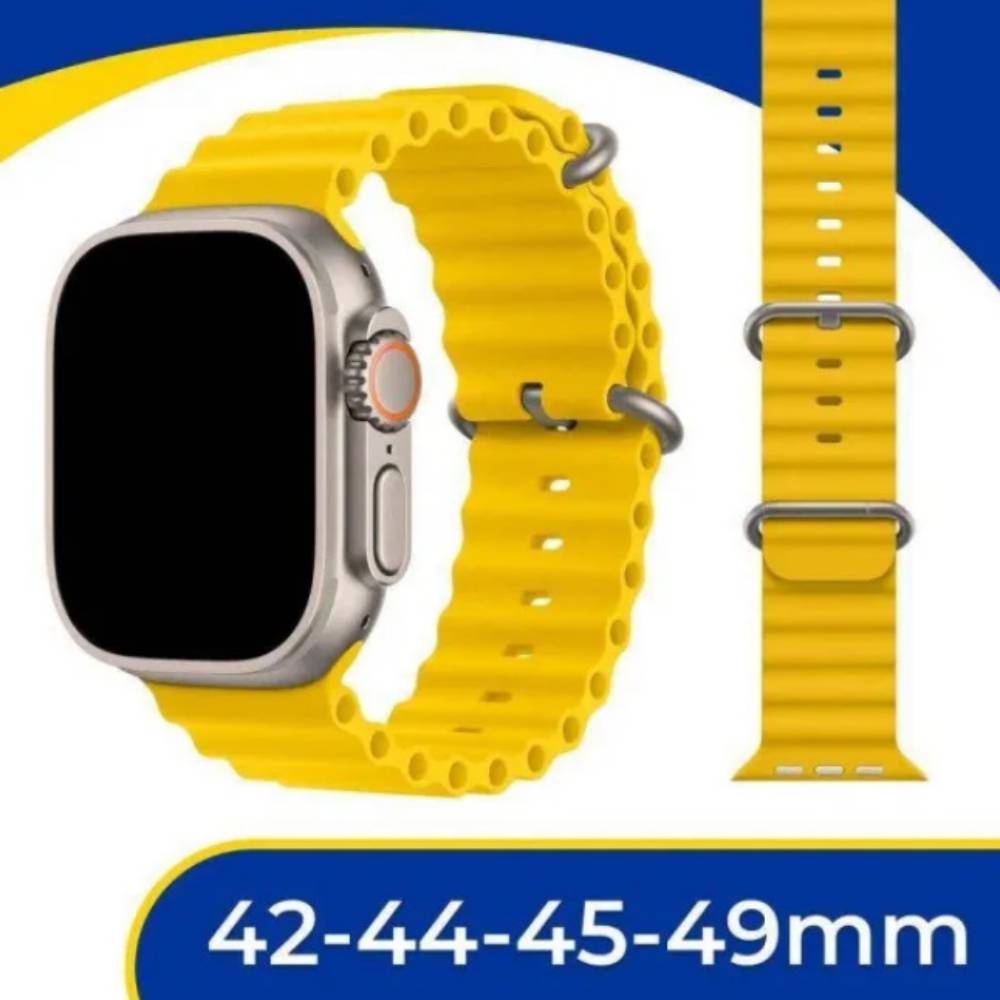 Ремешок XOKO Ultra для Apple Watch 42/44/45/49мм Mustard (XK-AW-42ULT-MST) Совместимость Apple Watch 42мм, Apple Watch 44мм, Apple Watch 45мм, Apple Watch 49мм