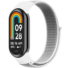 Ремінець нейлоновий ArmorStandart для Xiaomi Smart Band 9/8 White / Grey (ARM74014)