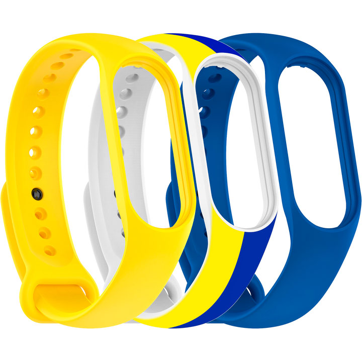 Комплект ремінців ArmorStandart для Xiaomi Mi Band 7/6/5 New Style Ukraine (ARM75053)