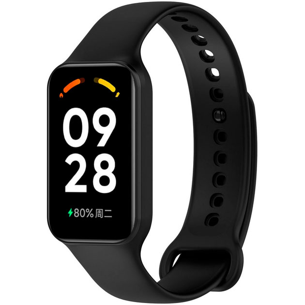 Ремінець ArmorStandart для Xiaomi Mi Band 9 Active/8 Active/Redmi Smart Band 2 Black (ARM73995)