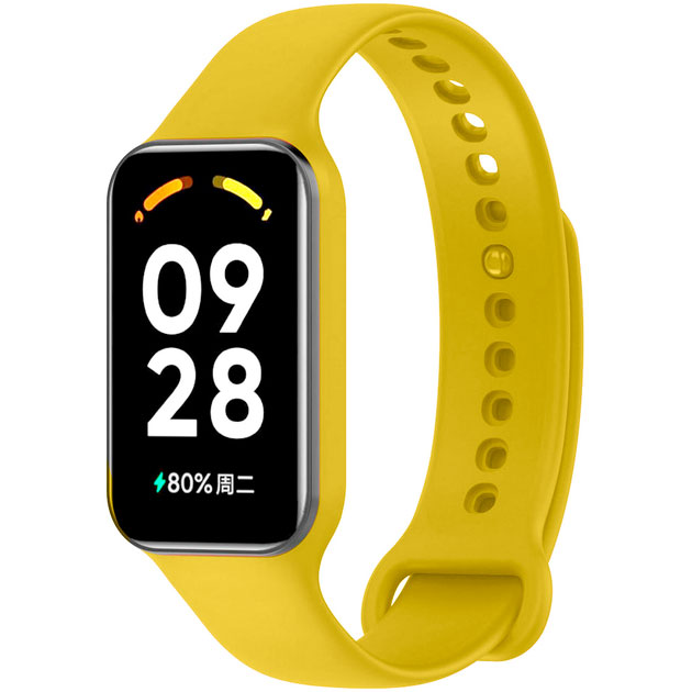 Ремінець ArmorStandart для Xiaomi Mi Band 8 Active/Redmi Smart Band 2 Yellow (ARM74002)