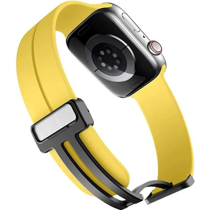 Ремінець XOKO для Apple Watch 38/40/41 мм Yellow (XK-MGT-38YL) Матеріал силікон