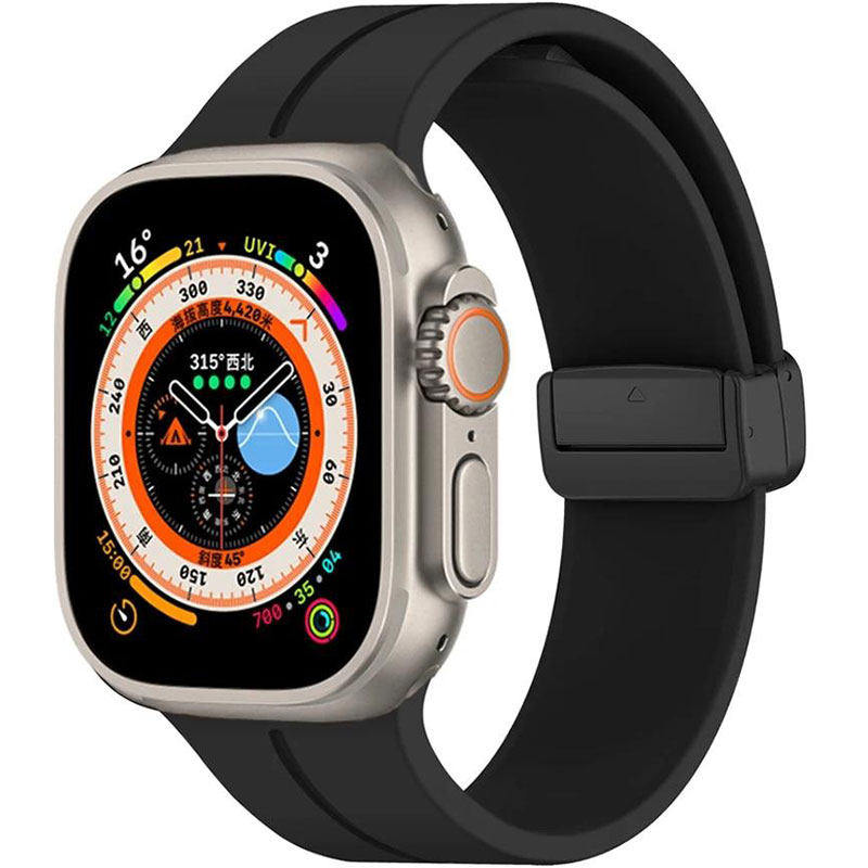 Ремінець XOKO для Apple Watch 38/40/41 мм Black (XK-MGT-38BK)