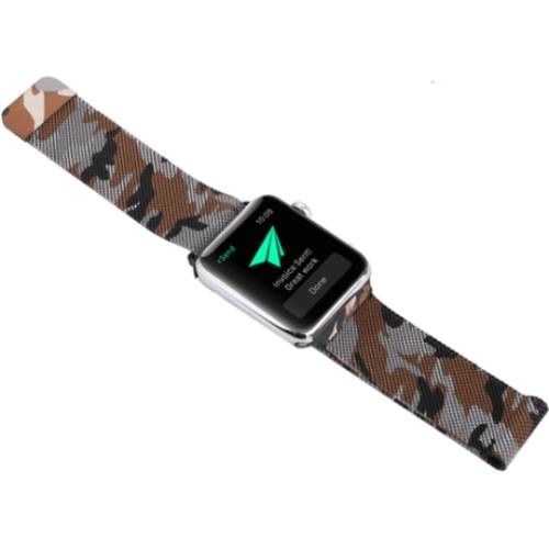 Браслет XOKO Milanese для Apple Watch 42/44/45/49мм Khaki Orange (XK-MTL-44KHOR) Сумісність за моделлю Apple Watch Ultra 2