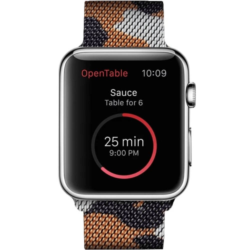 Браслет XOKO Milanese для Apple Watch 42/44/45/49мм Khaki Orange (XK-MTL-44KHOR) Сумісність за моделлю Apple Watch Series 5 44mm