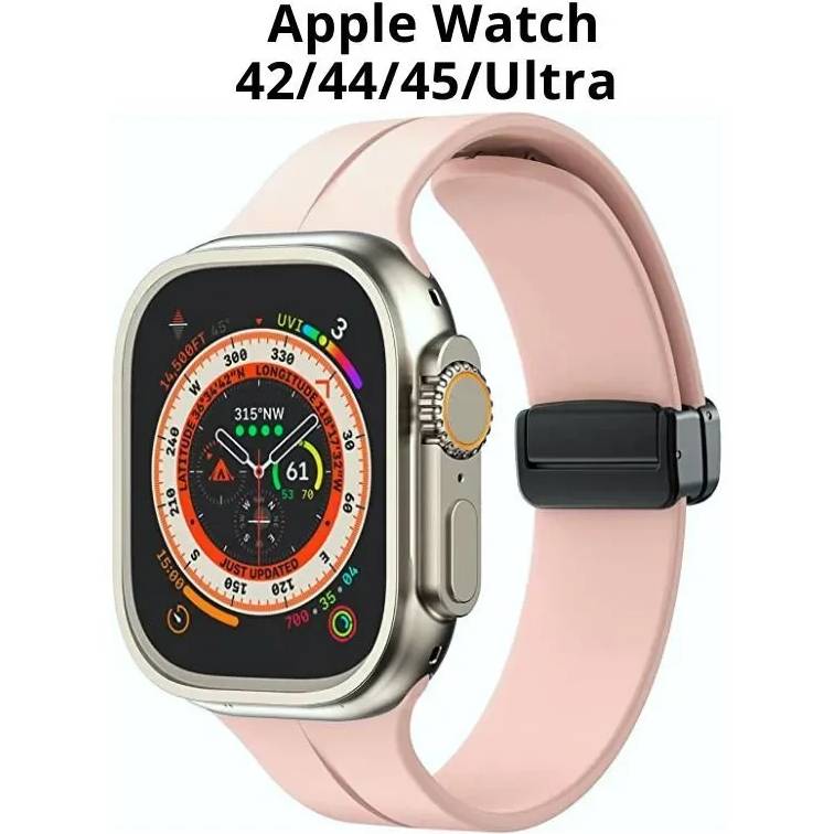 Ремешок XOKO  для Apple Watch 42/44/45/49 мм Pink (XK-MGT-44PN) Совместимость по модели Apple Watch Series 7 45 мм