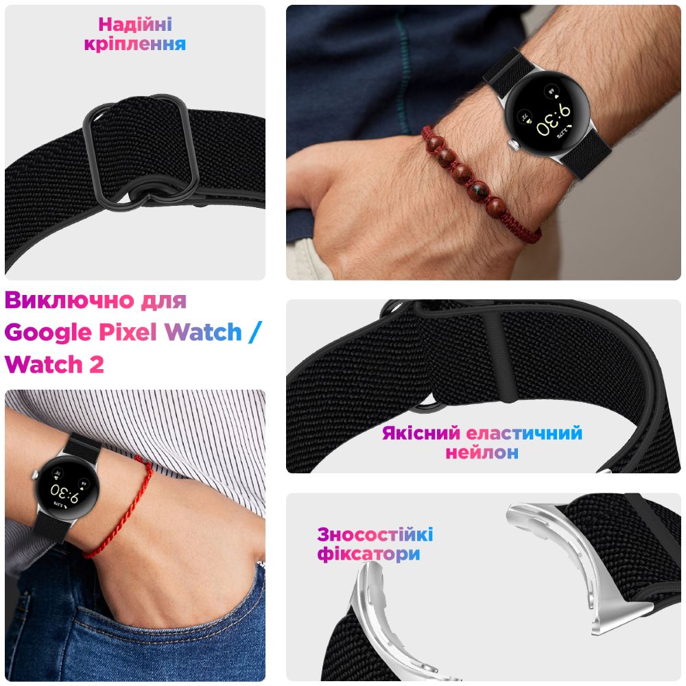 Ремінець ARMORSTANDART для Google Pixel Watch/Watch 2/Watch 3 41 mm Grey (ARM75427) Сумісність за моделлю Google Pixel Watch 3 41mm