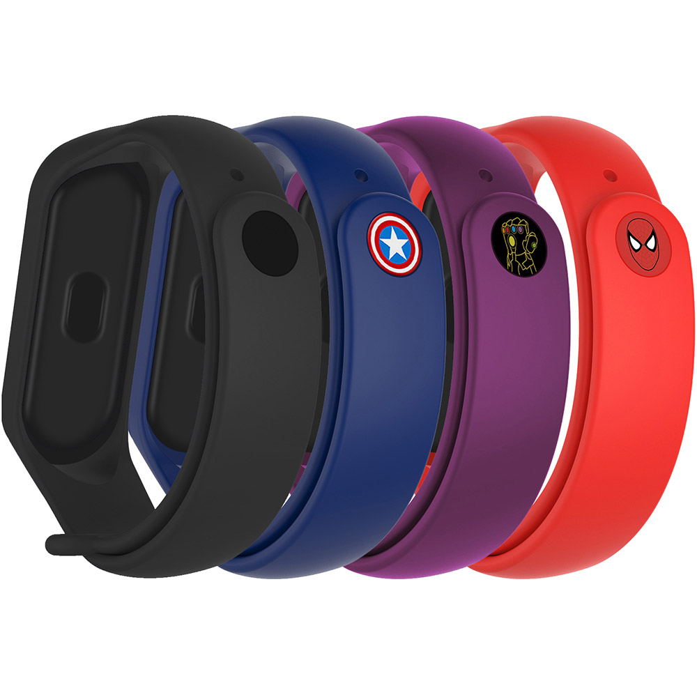 Комплект ремешков ARMORSTANDART для Xiaomi Mi Band 7/6/5 Superhero Edition 2 4шт (ARM77060)