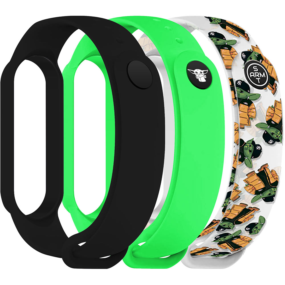 Комплект ремешков ARMORSTANDART для Xiaomi Mi Band 7/6/5 This-is-the-Way BY 3шт (ARM77047)