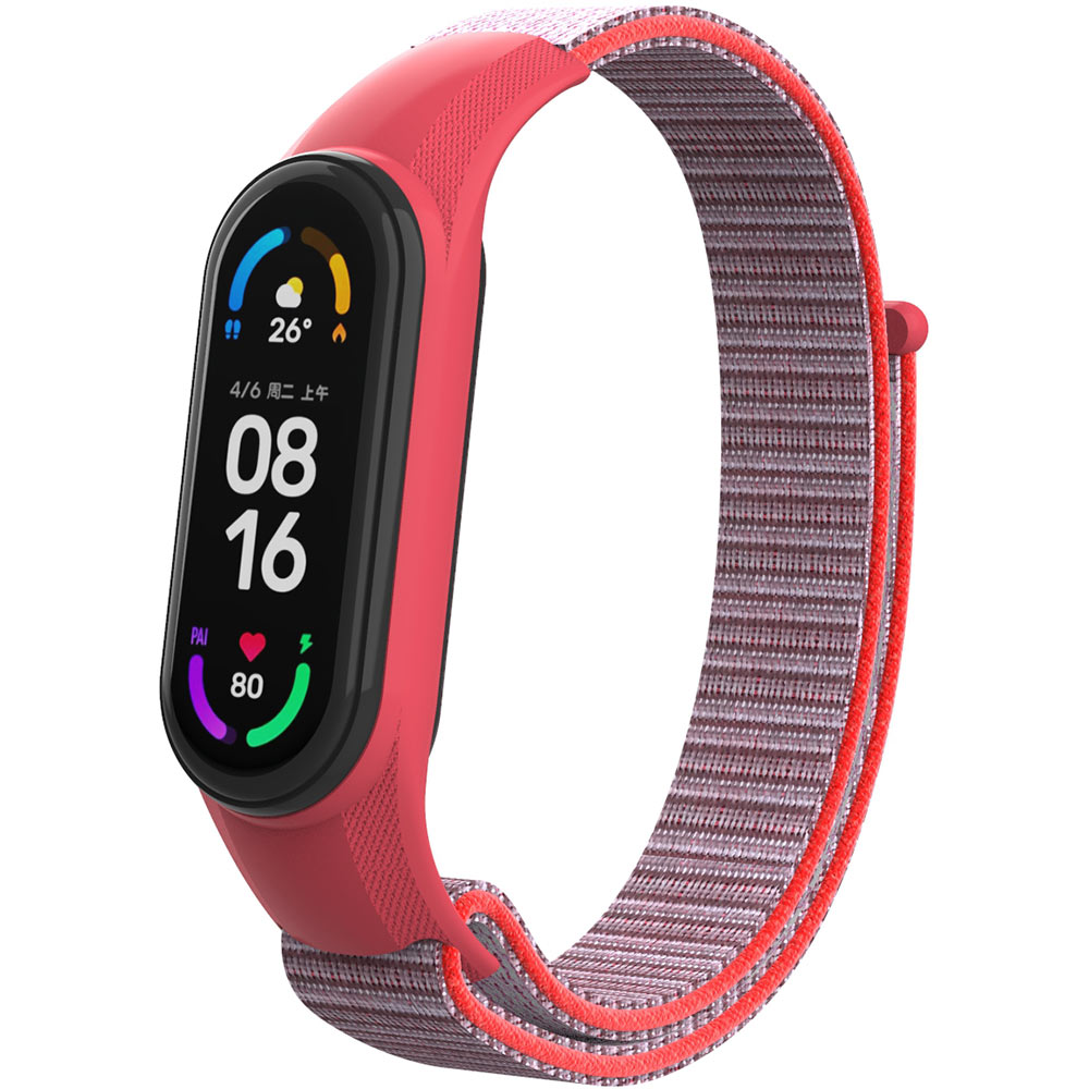 Комплект ремінців ARMORSTANDART Set для Xiaomi Mi Band 7/6/5 New Style Red + Зарядний кабель (ARM77038) Сумісність за моделлю XIAOMI Mi Band 6