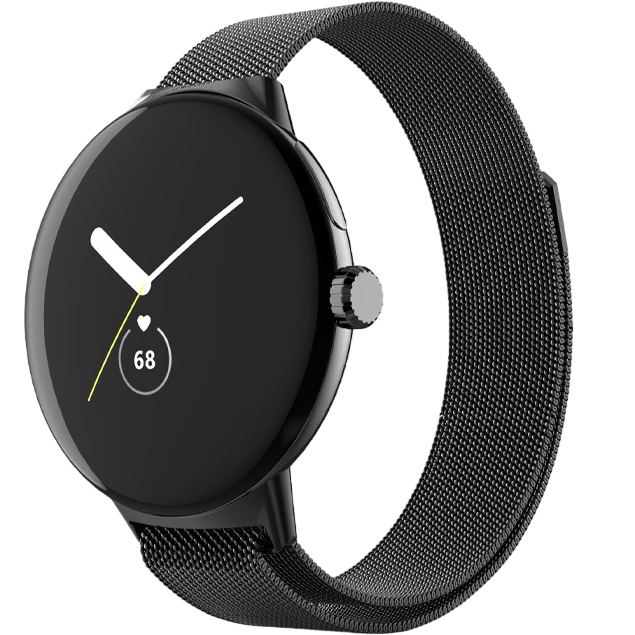 Ремінець ARMORSTANDART Milanese Magnetic Band для Pixel Watch/Watch 2 Black (ARM75445)