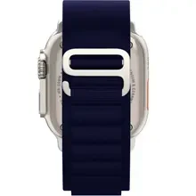 Ремешок ARMORSTANDART Alpina Band для Apple Watch All Series 42/44/45/49 mm Dark Blue (ARM74200)