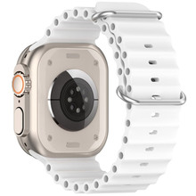 Ремешок ARMORSTANDART Ocean Band для Apple Watch All Series 42/44/45/49mm White (ARM74249)